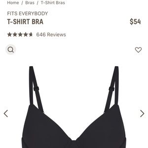 Skims Fits everybody T-Shirt Bra
